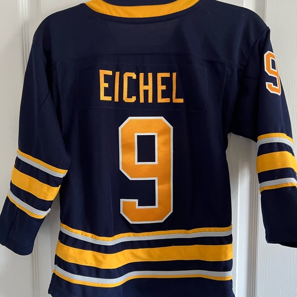 New No Tags Jack Eichel Buffalo Sabres NHL Jersey Kids S-M 🦬 - Picture 5 of 8